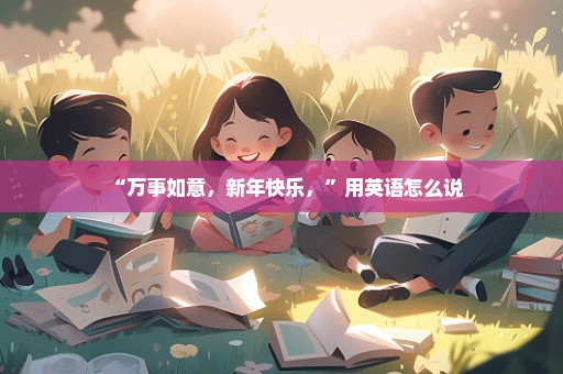“万事如意，新年快乐，”用英语怎么说