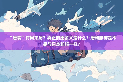“唐装”有何来历？真正的唐装又是什么？唐朝服饰是不是与日本和服一样？