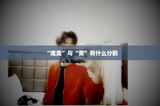 “唯美”与“美”有什么分别