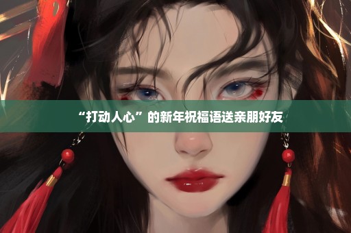 “打动人心”的新年祝福语送亲朋好友