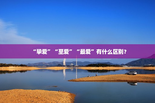“挚爱”“至爱”“最爱”有什么区别？