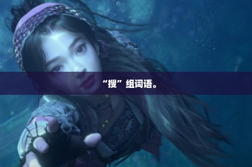 “搜”组词语。