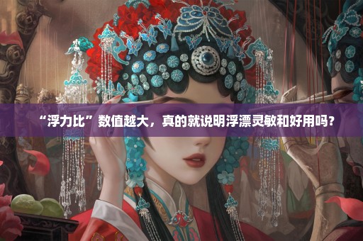 “浮力比”数值越大，真的就说明浮漂灵敏和好用吗？
