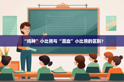 “纯种”小比熊与“混血”小比熊的区别？