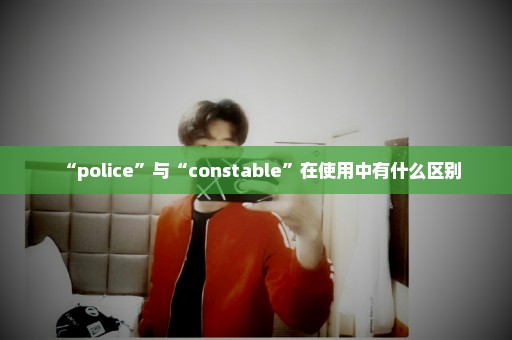 “police”与“constable”在使用中有什么区别