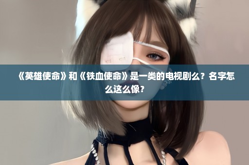 《英雄使命》和《铁血使命》是一类的电视剧么？名字怎么这么像？