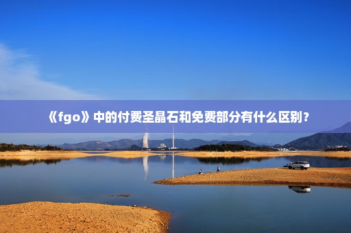 《fgo》中的付费圣晶石和免费部分有什么区别？