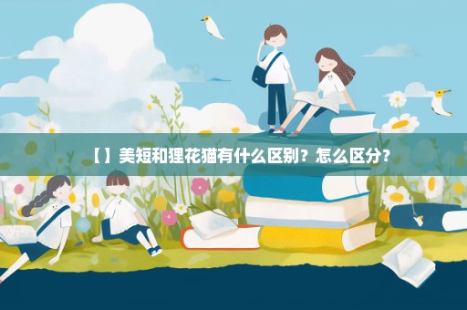 【】美短和狸花猫有什么区别？怎么区分？