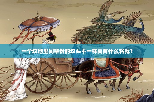 一个坟地里同辈份的坟头不一样高有什么将就？