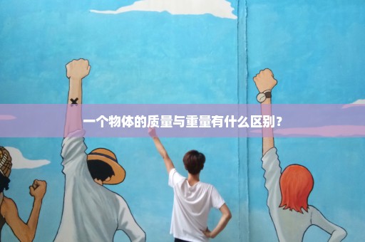 一个物体的质量与重量有什么区别？