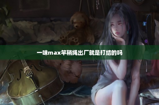 一味max竿稍绳出厂就是打结的吗