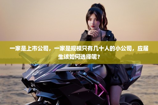 一家是上市公司，一家是规模只有几十人的小公司，应届生该如何选择呢？