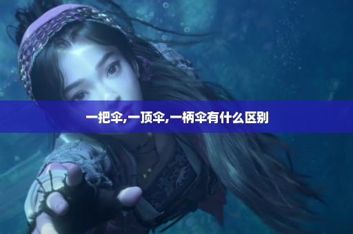 一把伞,一顶伞,一柄伞有什么区别