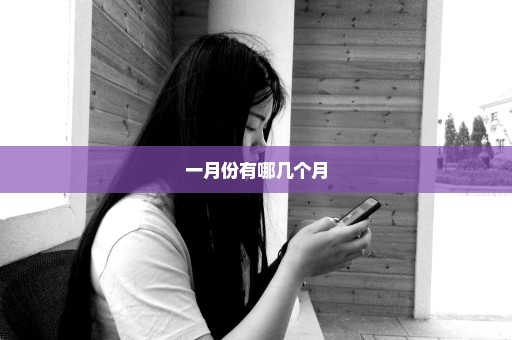 一月份有哪几个月