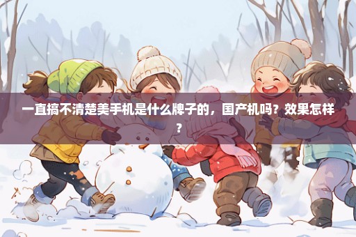 一直搞不清楚美手机是什么牌子的，国产机吗？效果怎样？