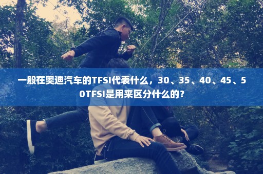 一般在奥迪汽车的TFSI代表什么，30、35、40、45、50TFSI是用来区分什么的？