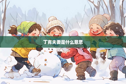 丁克夫妻是什么意思