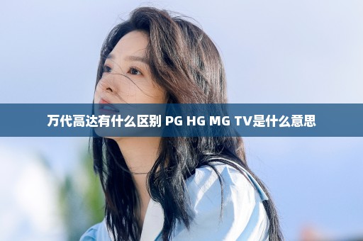 万代高达有什么区别 PG HG MG TV是什么意思