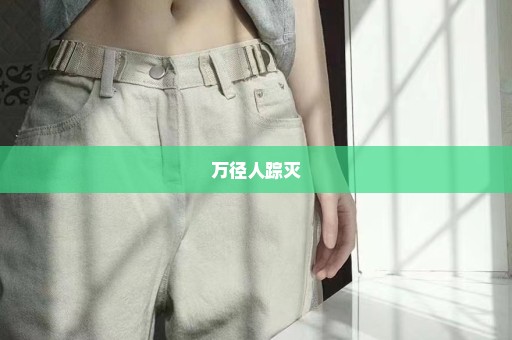 万径人踪灭