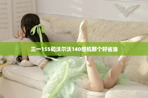 三一155和沃尔沃140挖机那个好省油