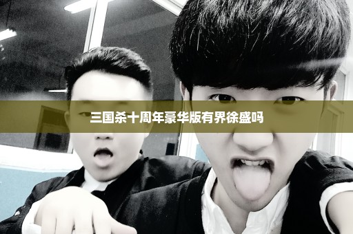 三国杀十周年豪华版有界徐盛吗