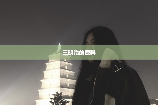 三明治的原料