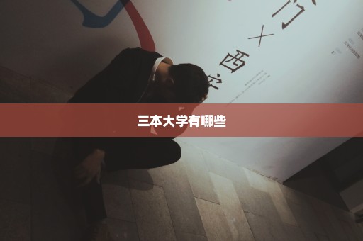 三本大学有哪些