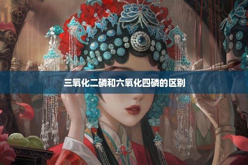 三氧化二磷和六氧化四磷的区别