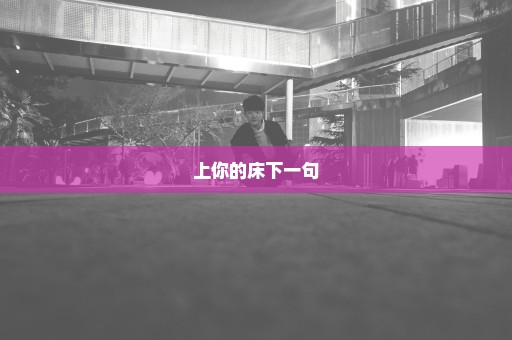 上你的床下一句
