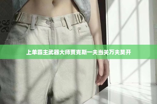 上单霸主武器大师贾克斯一夫当关万夫莫开