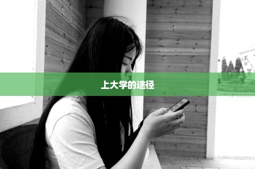 上大学的途径