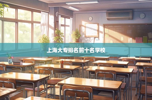 上海大专排名前十名学校
