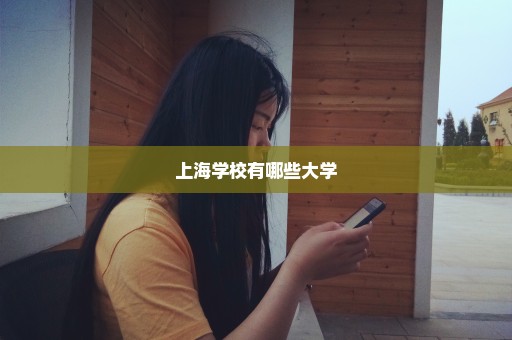 上海学校有哪些大学