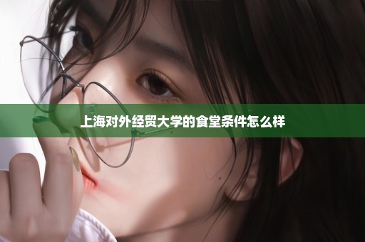 上海对外经贸大学的食堂条件怎么样