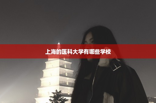 上海的医科大学有哪些学校