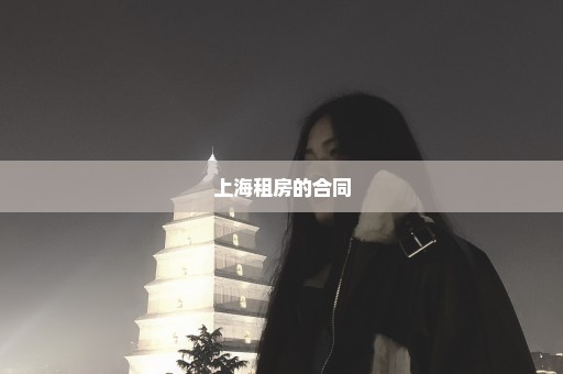 上海租房的合同