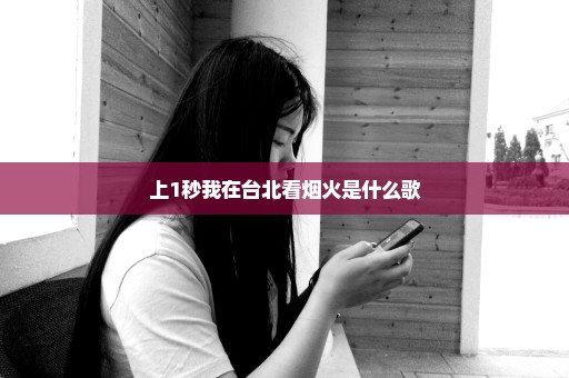 上1秒我在台北看烟火是什么歌