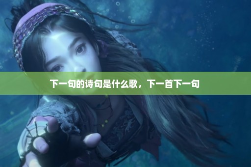 下一句的诗句是什么歌，下一首下一句 