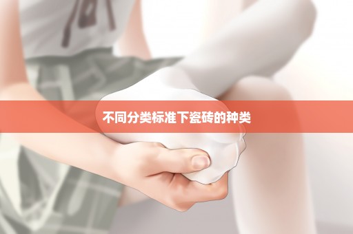 不同分类标准下瓷砖的种类