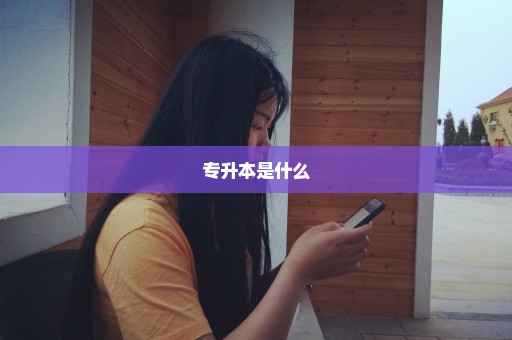 专升本是什么