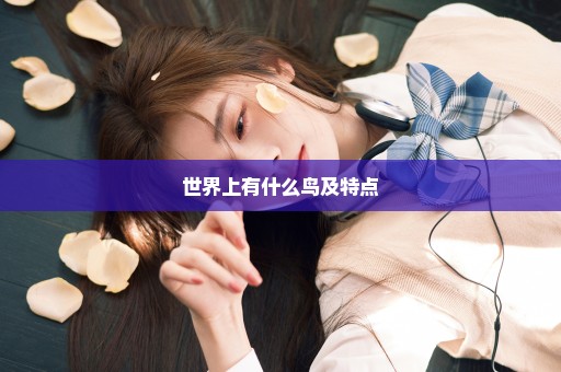 世界上有什么鸟及特点