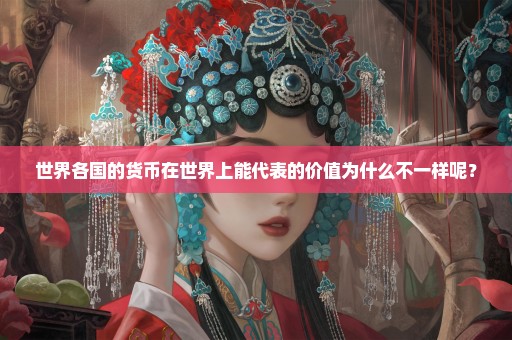 世界各国的货币在世界上能代表的价值为什么不一样呢？
