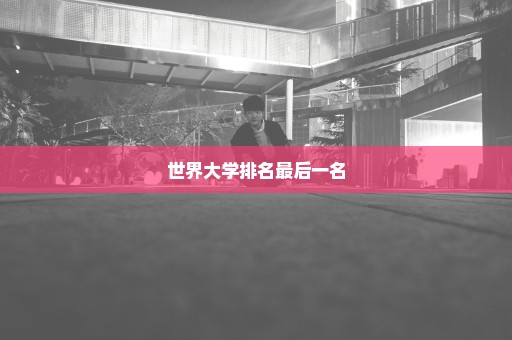 世界大学排名最后一名