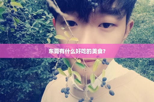 东莞有什么好吃的美食？