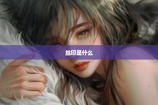 丝印是什么