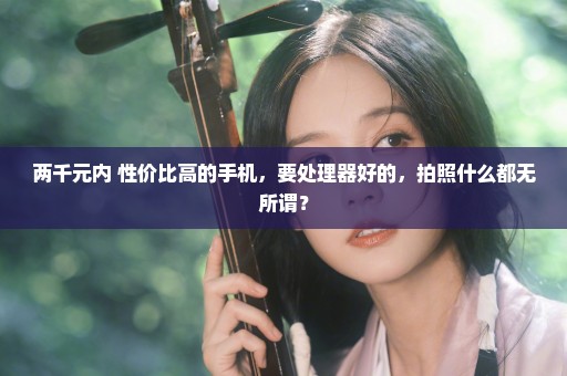 两千元内 性价比高的手机，要处理器好的，拍照什么都无所谓？