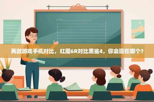 两款游戏手机对比，红魔6R对比黑鲨4，你会现在哪个？