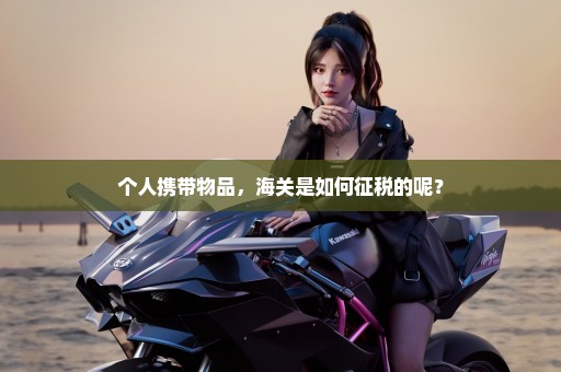 个人携带物品，海关是如何征税的呢？
