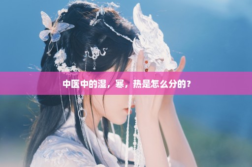 中医中的湿，寒，热是怎么分的？