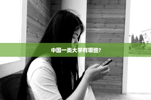 中国一类大学有哪些?
